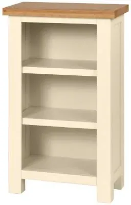 Lundy Small Bookcase - Ivory, Oak image