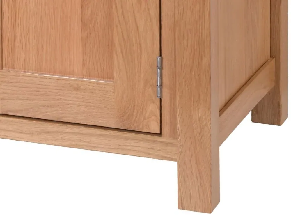 Nimbus Oak 120cm TV Unit - Light Oak