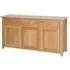 Nimbus Oak 160cm 3 Door Sideboard - Light Oak