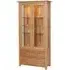 Nimbus Oak 2 Door Display Cabinet - Light Oak
