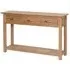 Nimbus Oak 3 Drawer Console Table - Light Oak