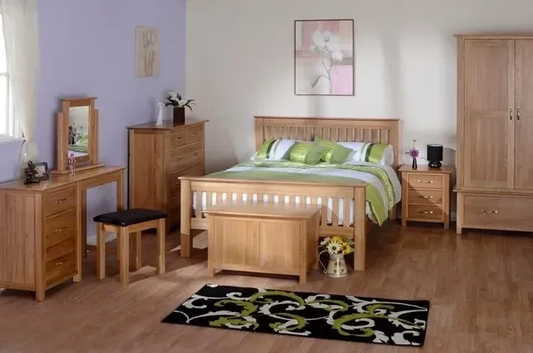 Nimbus Oak 3+2 Drawer Chest - Light Oak