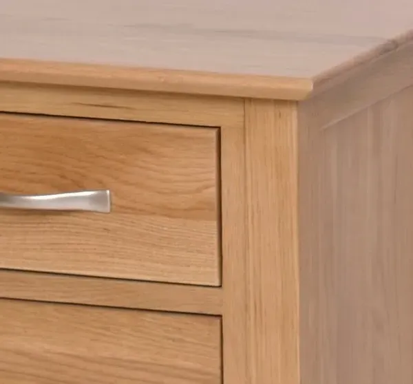 Nimbus Oak 3+4 Drawer Chest - Light Oak