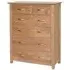 Nimbus Oak 4+2 Drawer Chest - Light Oak