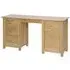 Nimbus Oak 6 Drawer Dressing Table - Light Oak