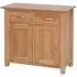 Nimbus Oak 85cm 2 Door Sideboard - Light Oak