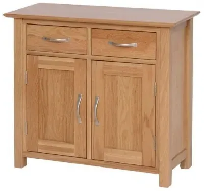 Nimbus Oak 85cm 2 Door Sideboard - Light Oak