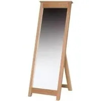 Nimbus Oak Cheval Mirror - Light Oak