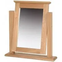 Nimbus Oak Dressing Mirror - Light Oak