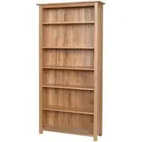 Nimbus Oak High Bookcase - Light Oak