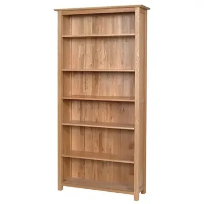Nimbus Oak High Bookcase - Light Oak image