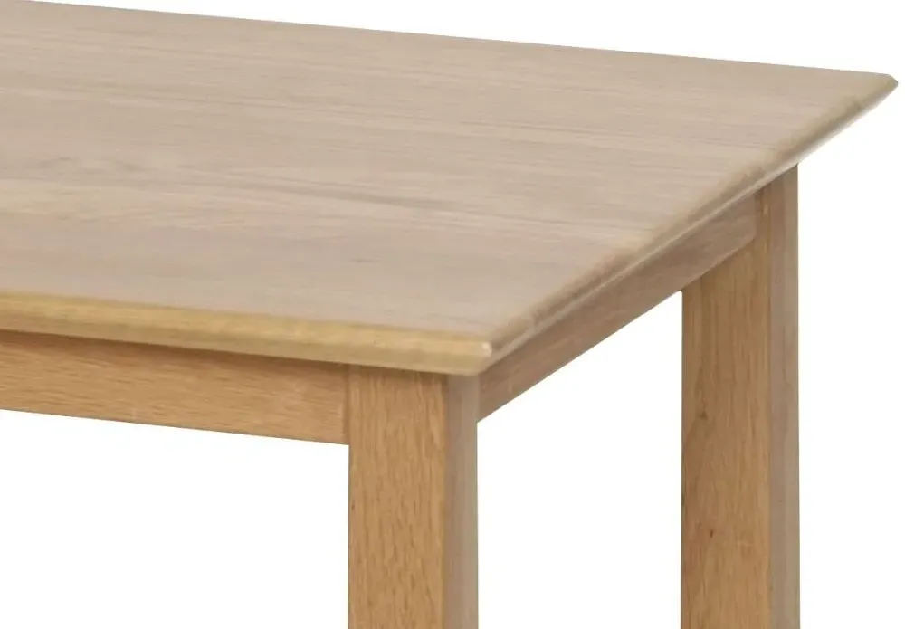 Nimbus Oak Large Coffee Table with Shelf - Light Oak