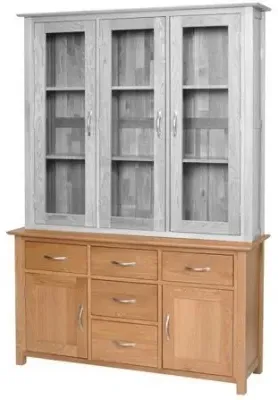 Nimbus Oak Large Dresser Base - Light Oak