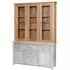 Nimbus Oak Large Dresser Top with Glass - Light Oak