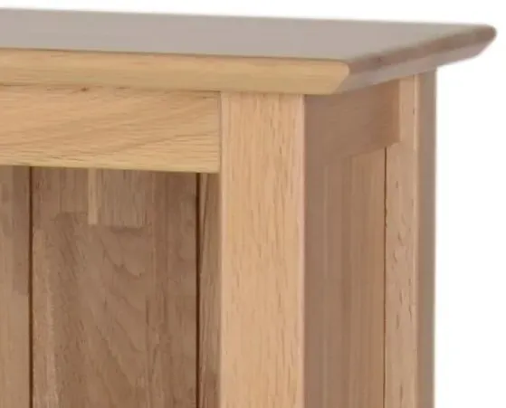 Nimbus Oak Low Bookcase - Light Oak