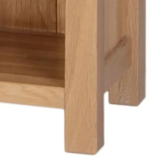 Nimbus Oak Low Bookcase - Light Oak