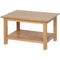 Nimbus Oak Medium Coffee Table with Storage - Light Oak
