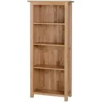 Nimbus Oak Narrow Bookcase - Light Oak