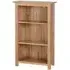 Nimbus Oak Narrow Low Bookcase - Light Oak