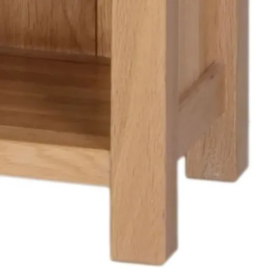 Nimbus Oak Narrow Tall Bookcase - Light Oak