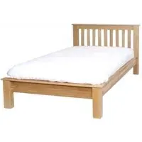 Nimbus Oak Slatted Bed - Light Oak