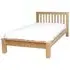 Nimbus Oak Slatted Bed - Light Oak