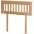 Nimbus Oak Slatted Headboard - Light Oak