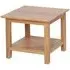 Nimbus Oak Small Coffee Table with Shelf - Light Oak