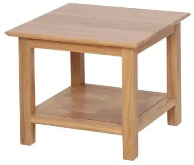 Nimbus Oak Small Coffee Table with Shelf - Light Oak image