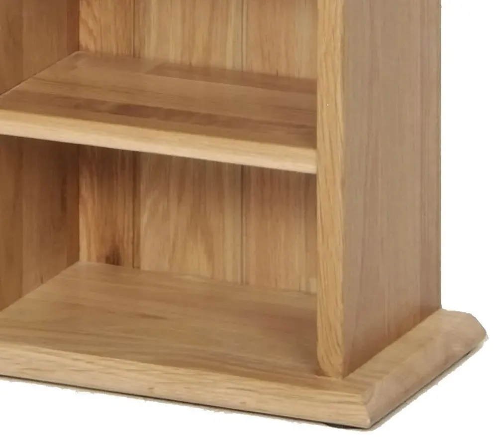 Nimbus Oak Tall CD Rack - Light Oak