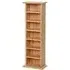 Nimbus Oak Tall CD Rack - Light Oak