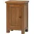 Original Rustic Oak 1 Door Hall Cabinet - Rustic Oak