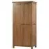 Original Rustic Oak 2 Door Wardrobe - Rustic Oak