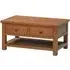Original Rustic Oak 2 Drawer Coffee Table - Rustic Oak, Oak