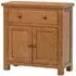 Original Rustic Oak 80cm 2 Door Sideboard - Rustic Oak