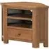 Original Rustic Oak 90cm Corner TV Unit - Rustic Oak