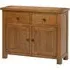 Original Rustic Oak 96cm 2 Door Sideboard - Rustic Oak