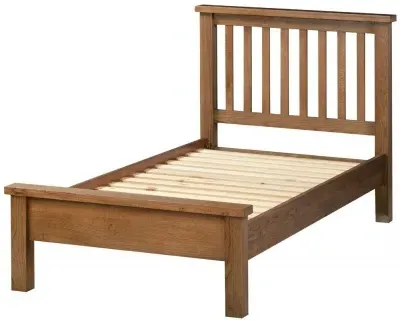 Original Rustic Oak Bed Frame - Rustic Oak