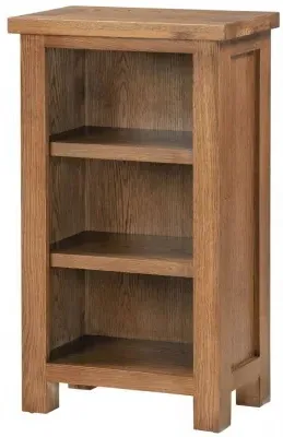 Original Rustic Oak Small Bookcase - Rustic Oak image