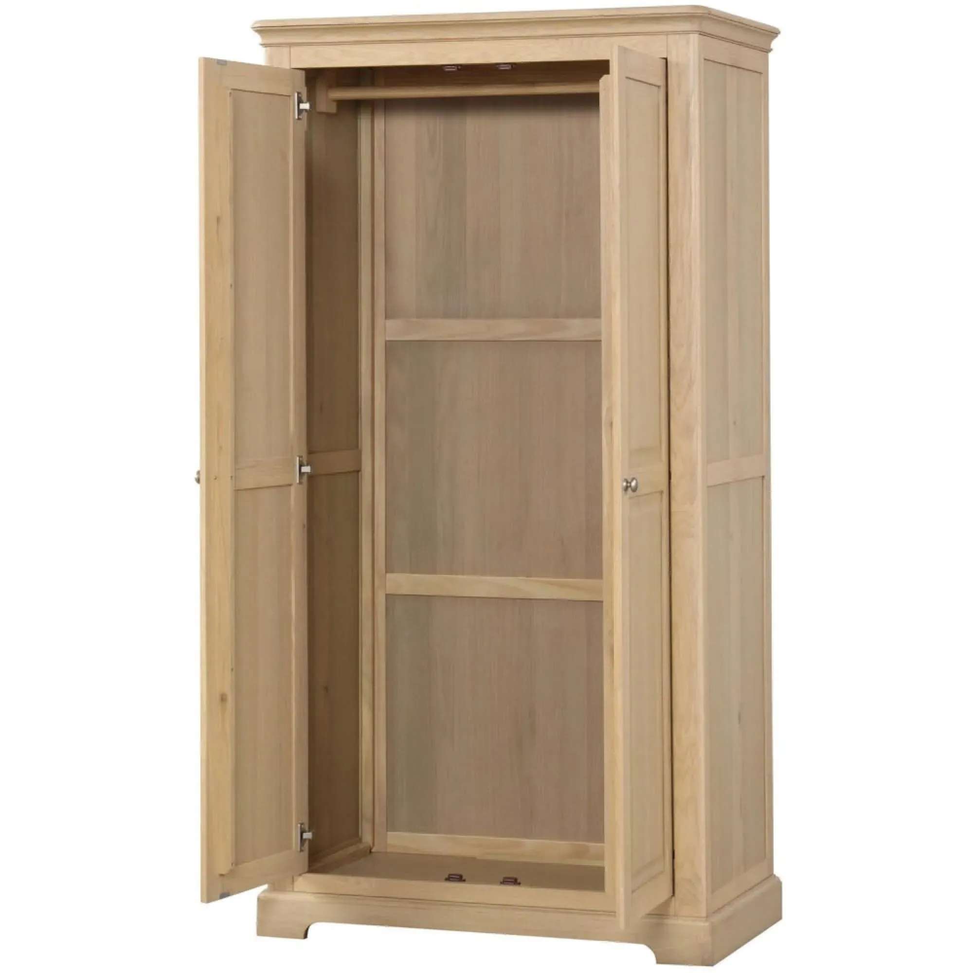 Romford Oak 2 Door Wardrobe - Pale Oak