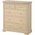 Romford Oak 2+3 Drawer Chest - Pale Oak