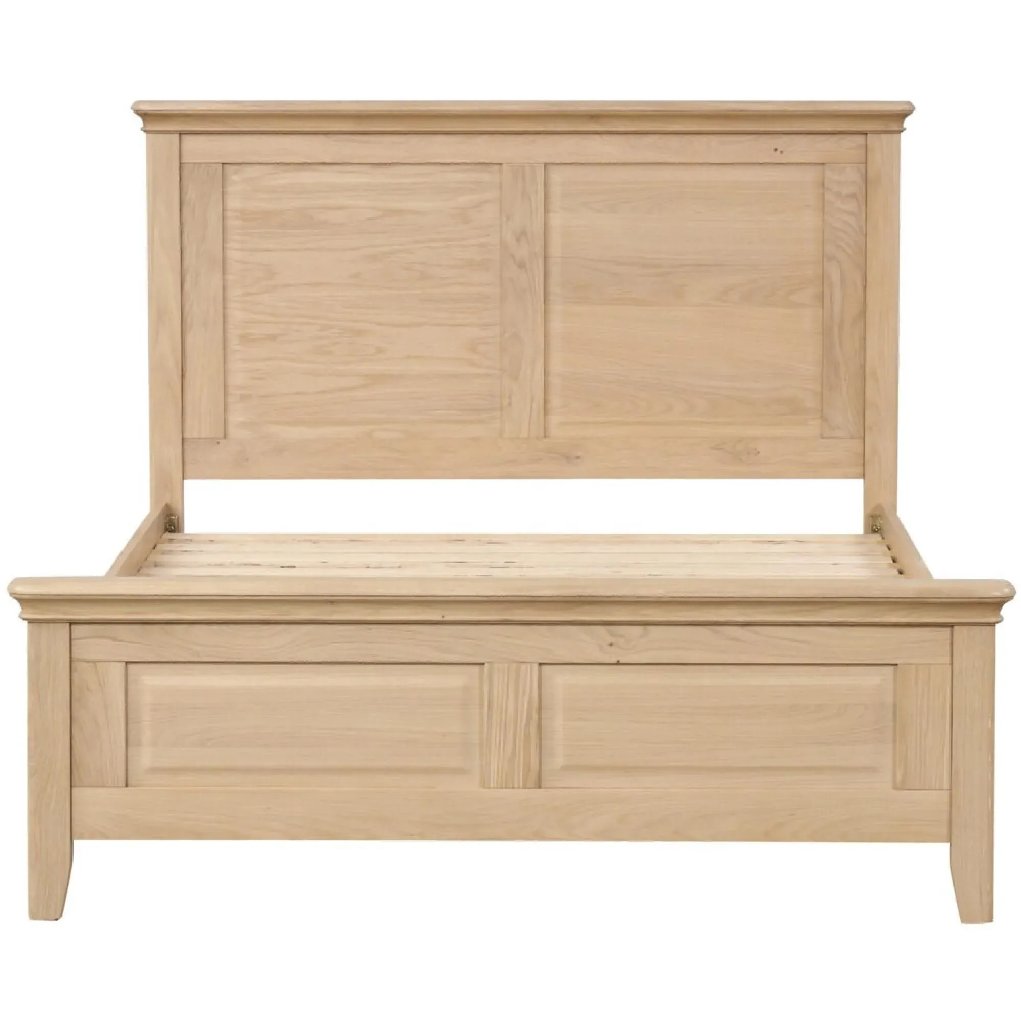 Romford Oak Bed Frame - Pale Oak