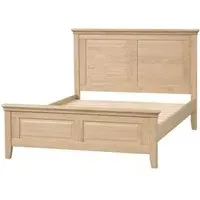 Romford Oak Bed Frame - Pale Oak