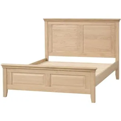 Romford Oak Bed Frame - Pale Oak
