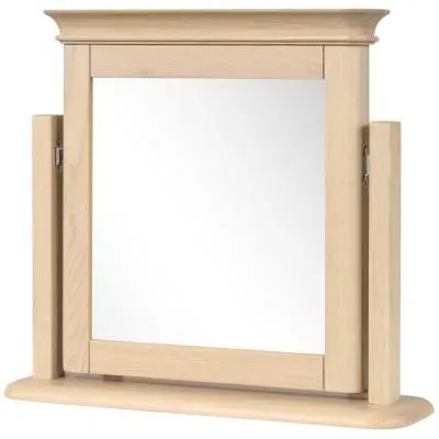 Romford Oak Dressing Mirror - Pale Oak image