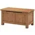 Rustic Oak Blanket Box - Oak