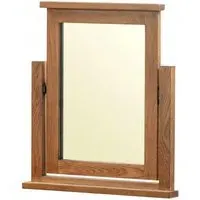Rustic Oak Dressing Mirror - Oak
