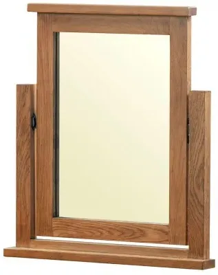 Rustic Oak Dressing Mirror - Oak image
