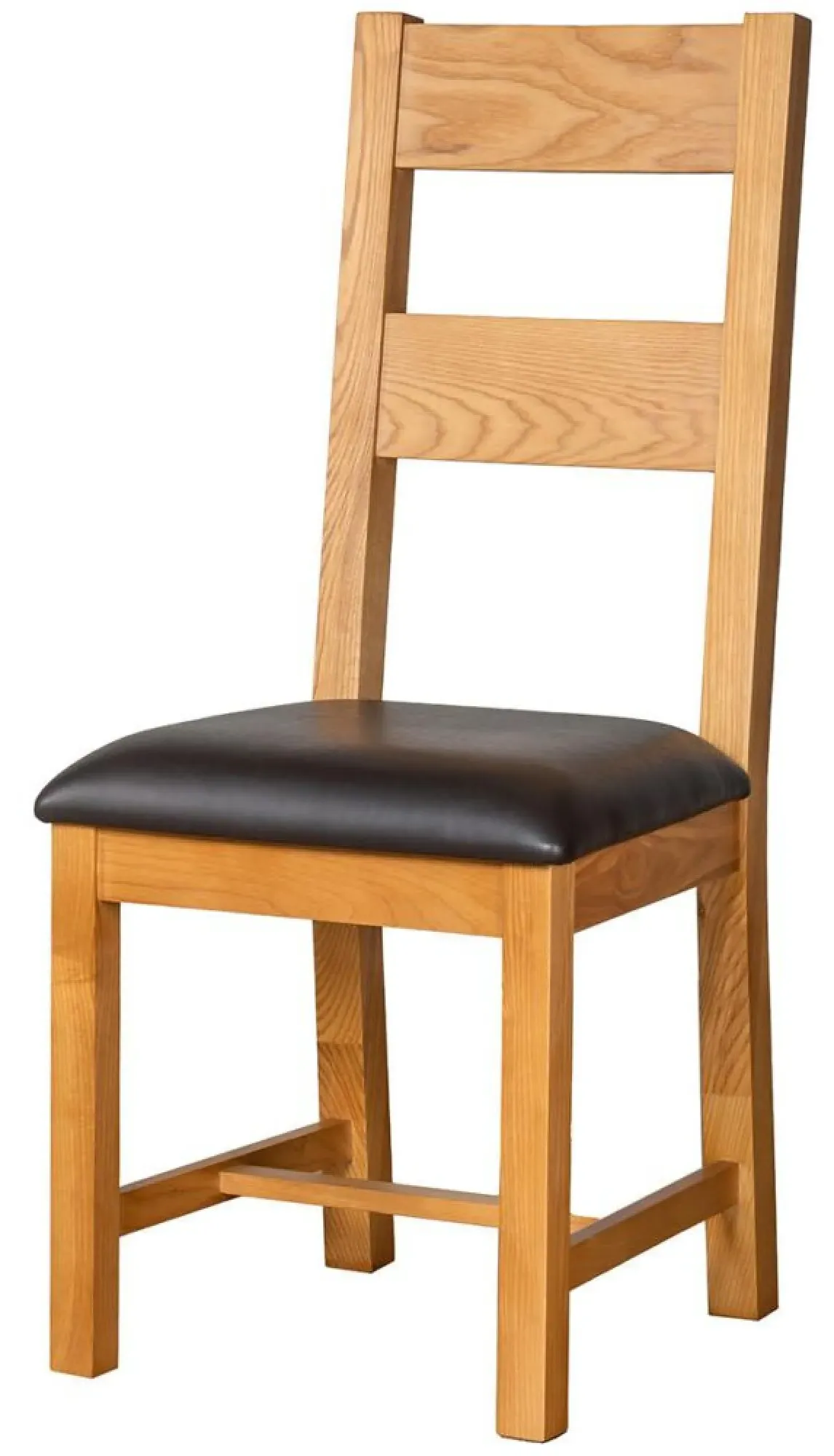 Somer Extendable Dining Set with Ladder Back Chairs - Wax, Oak