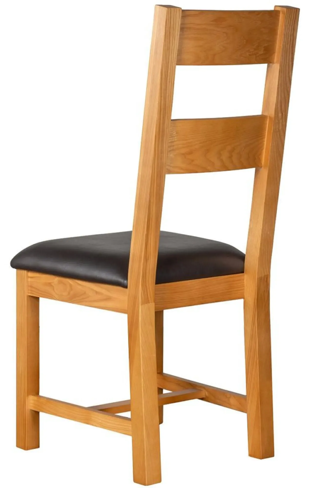 Somer Extendable Dining Set with Ladder Back Chairs - Wax, Oak